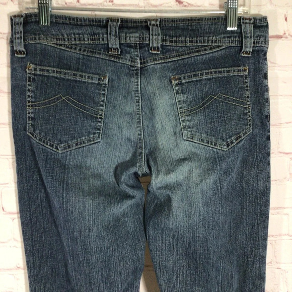 Jou Jou Boot Cut Medium Wash Blue Denim Jeans - Size 9/10 - Picture 5 of 10